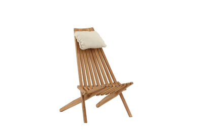 Cream Tuin Loungestoel - Naturel Hout