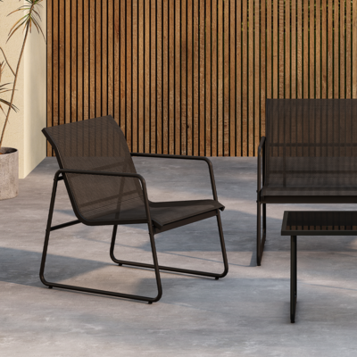 Tuin loungeset Vidar 4 delig