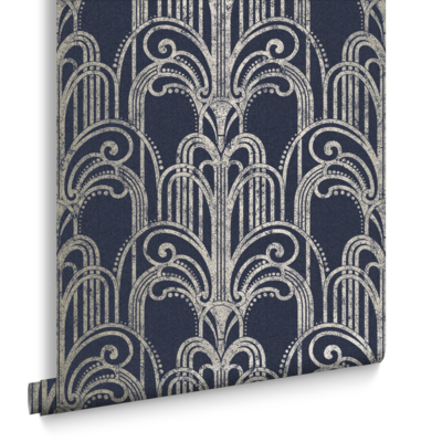 Graham &amp; Brown  vliesbehang  Art Deco Midnight