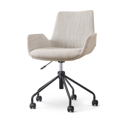 Bureaustoel Nout-Eef zwart onderstel