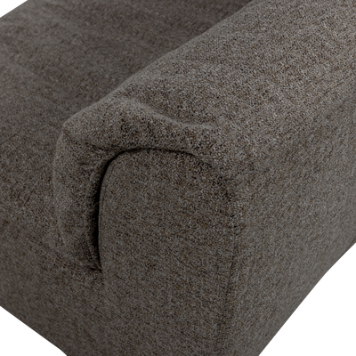Baggy 1-zits element geweven chenille oudroze