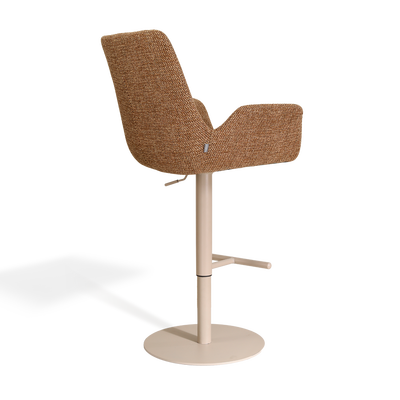 Niva-Eef draaibare tulp barkruk - beige