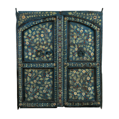 Argave - Handbeschilderd Antiek Teakhouten Wandpaneel 96cm