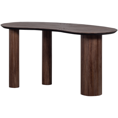Sun organische sidetable/bureau recycled teak bruin