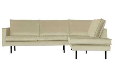 BePureHome hoekbank Rodeo fluweel