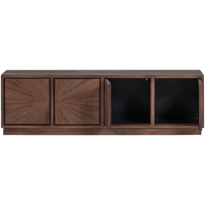 Sun tv meubel recycled teak bruin