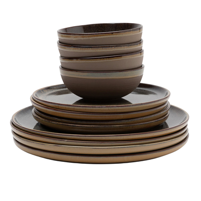 Serax Servies Indi Grey- set van 12