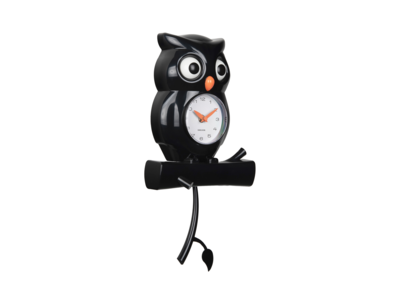 Wandklok Owl pendulum ABS