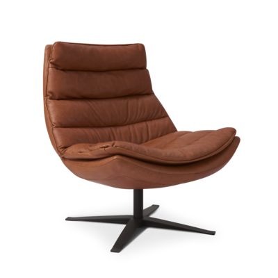Loods 5 Design fauteuil Paul hoog leer