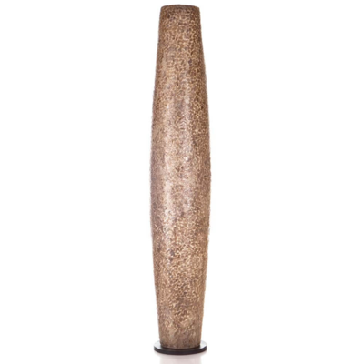 Vloerlamp Cone gold capiz