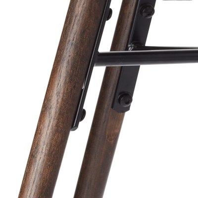 Eetkamerstoel Nena-Otis walnoot houten onderstel