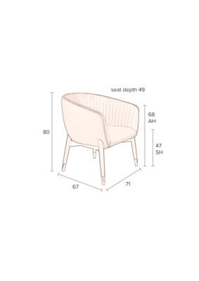 Dutchbone Dolly Fauteuil
