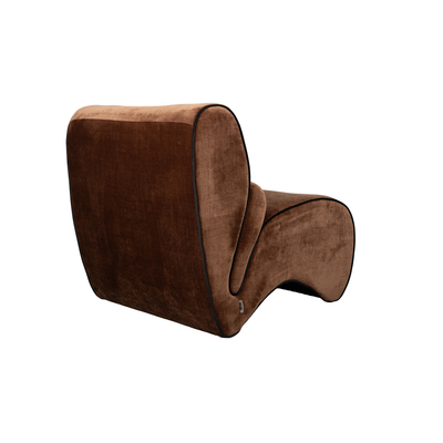 Donna fauteuil donkerbruin