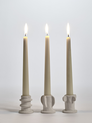 Kandelaar Molly 02 beige - set