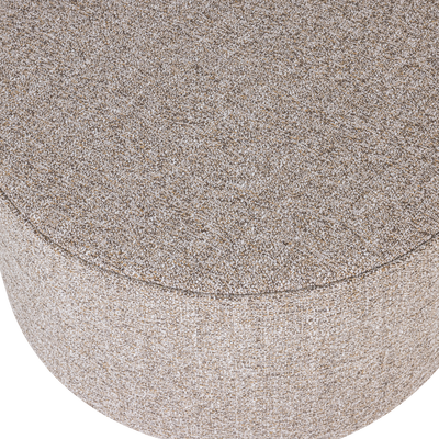 Sara poef laag 36xo60 geweven stof naturel melange [fsc]