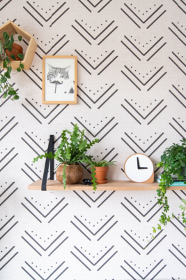 Leren plankdragers (set van 2)