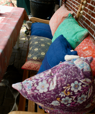 Kussen Kantha vintage 50x70 cm