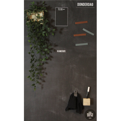 Magneetbord mat – krijtbord oudzwart