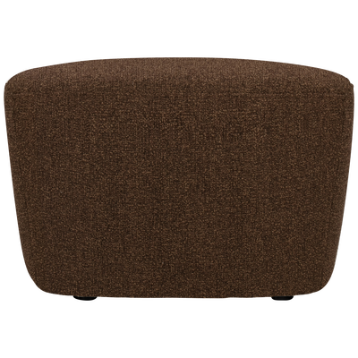 Lofty hocker boucle staalgrijs