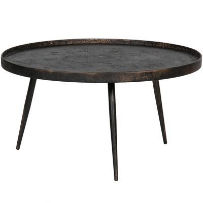 Bounds bijzettafel xl hout/metaal naturel 40xo76 cm