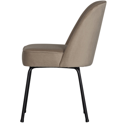 Vogue eetkamerstoel structure velvet brass