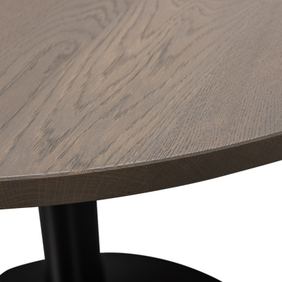 Tablo eettafel ovaal vl 220x90cm pebble grey/zwart [fsc]