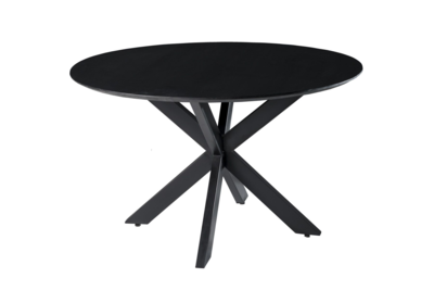 Eettafel rond zwart