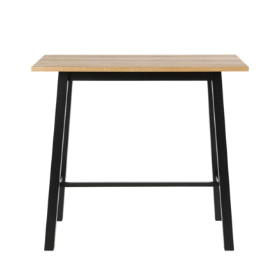 Houten bartafel Hidde - zwarte poten