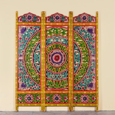 Niam - Handgesneden Mangohouten Roomdivider 