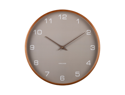 Wandklok Acento hout