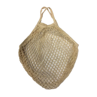 Boodschappennetje 100% katoen ecru