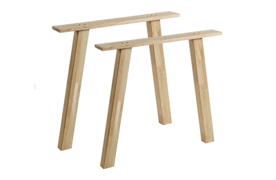 WOOOD tafelpoten Tablo a-poot eiken [fsc] (set van 2)