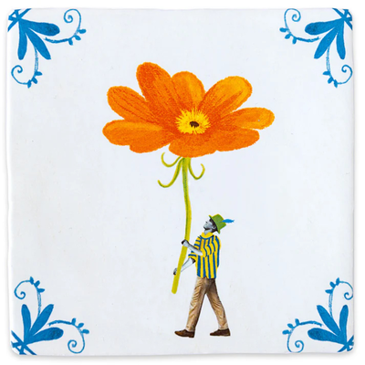 StoryTiles Wandtegel Bringing you a bloom