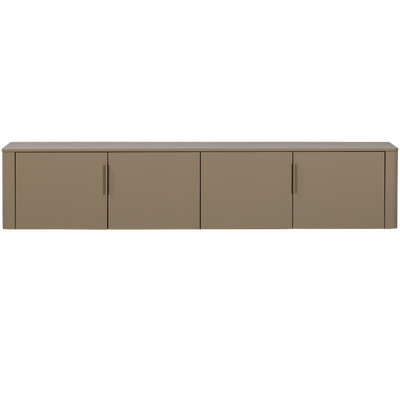 Gunnar tv meubel 200 cm grenen matzwart [fsc]