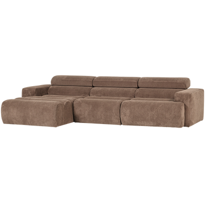 Novi chaise longue bank links oranje melange