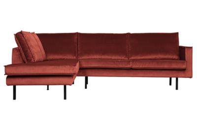 BePureHome chaise longue Rodeo velvet