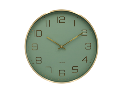 Wandklok Elegance Glow