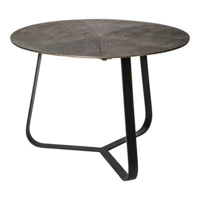 Salontafel Kian goud/zwart