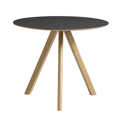 HAY tafel CPH 20 - Eiken, Linoleum Zwart