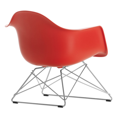 Vitra loungestoel Eames LAR chroom onderstel