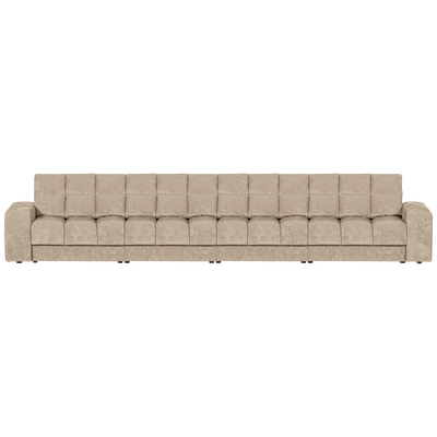 Second date 4-zits bank velvet goudgeel