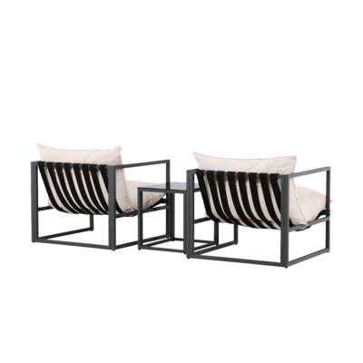 Tuin loungeset Ebba 3-delig