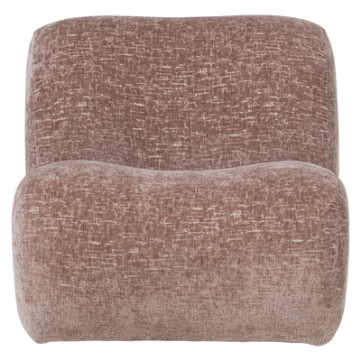 Nomu fauteuil grove chenille lichtbruin [fsc]