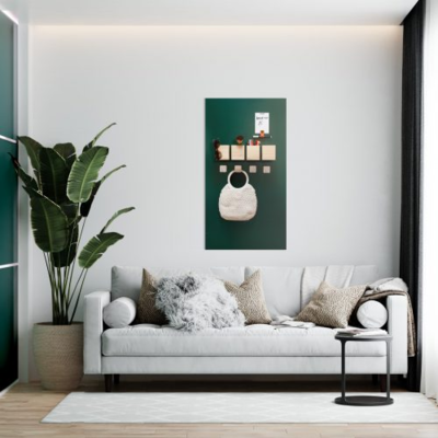 Magneetbord mat - krijtbord mosgroen