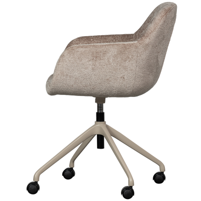 Morros bureaustoel chenille taupe