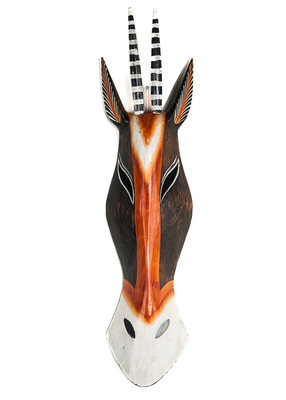 Houten antilope masker