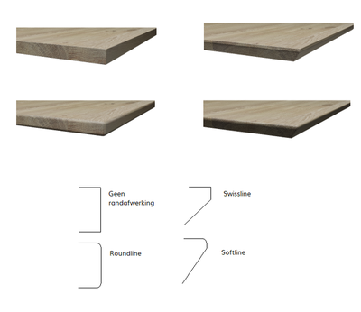 Firma Hout &amp; Staal Eettafel Deens ovaal | xy schuin | matte lak