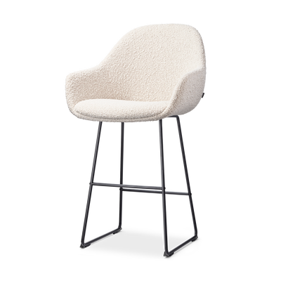 Barkruk Nino-Mae zwart onderstel - 65 cm