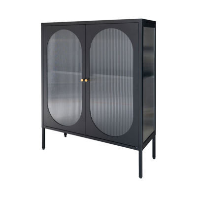 Metalen vitrinekast Abbey - 90 x 110 cm