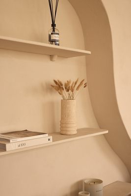 Travertine Vaas Molí 12x25cm	